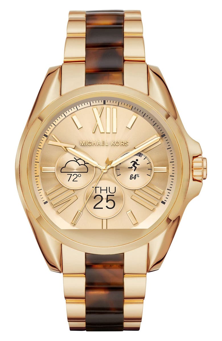 Michael Kors MICHAEL Michael Kors Bradshaw Access Bracelet Smart Watch, 45mm, Alternate, color, 