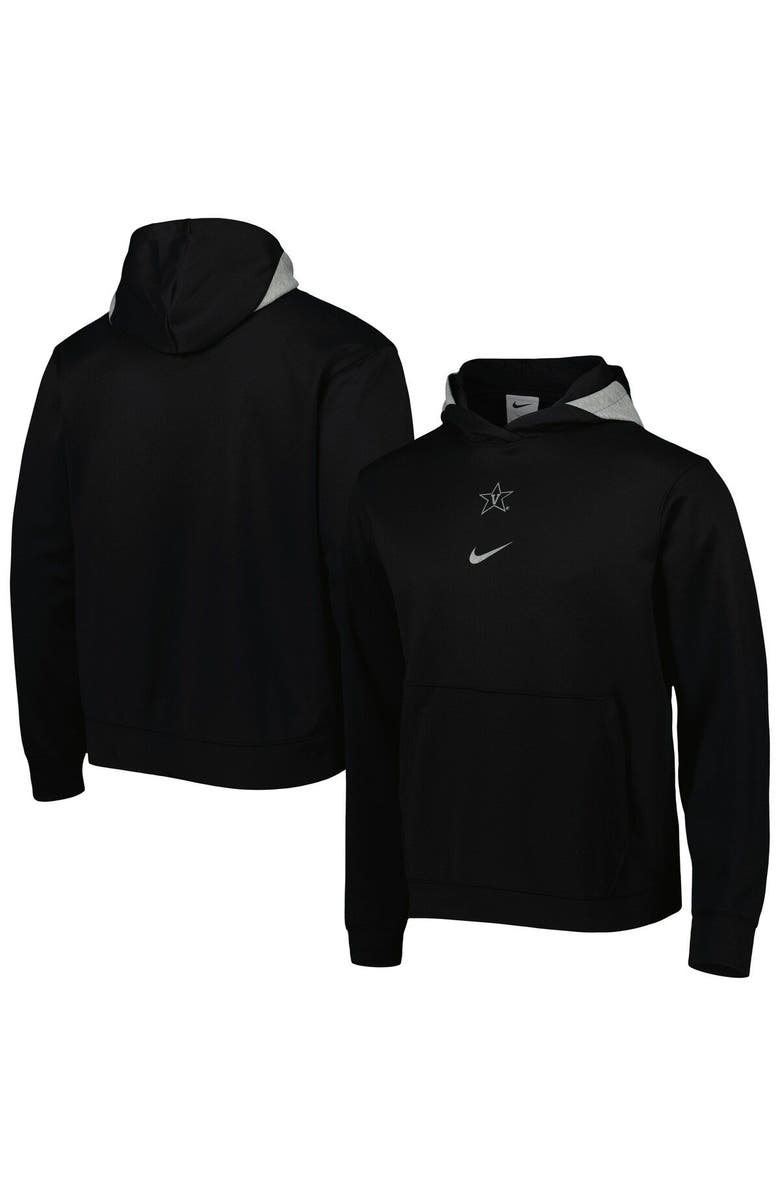 Nike Men's Nike Black Vanderbilt Commodores Spotlight Performance Pullover Hoodie, Main, color,
