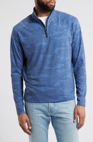 johnnie-O Patton Camo Half Zip Pullover