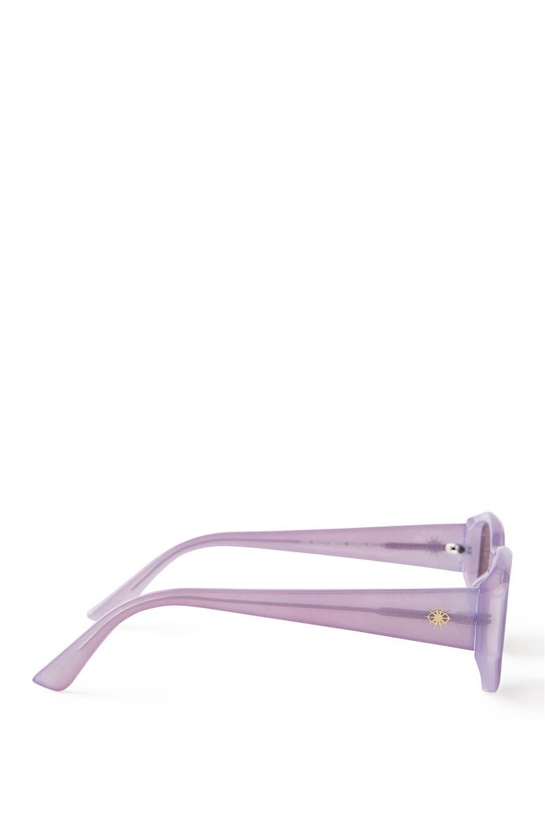 Cotton On Men's The Nightmare Sunglasses, Alternate, color, Frosted Purple Brown