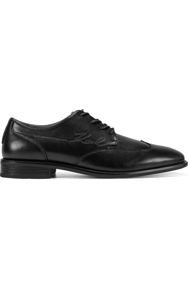 KARL LAGERFELD PARIS Frdo Wingtip Oxford, Alternate, color, Black