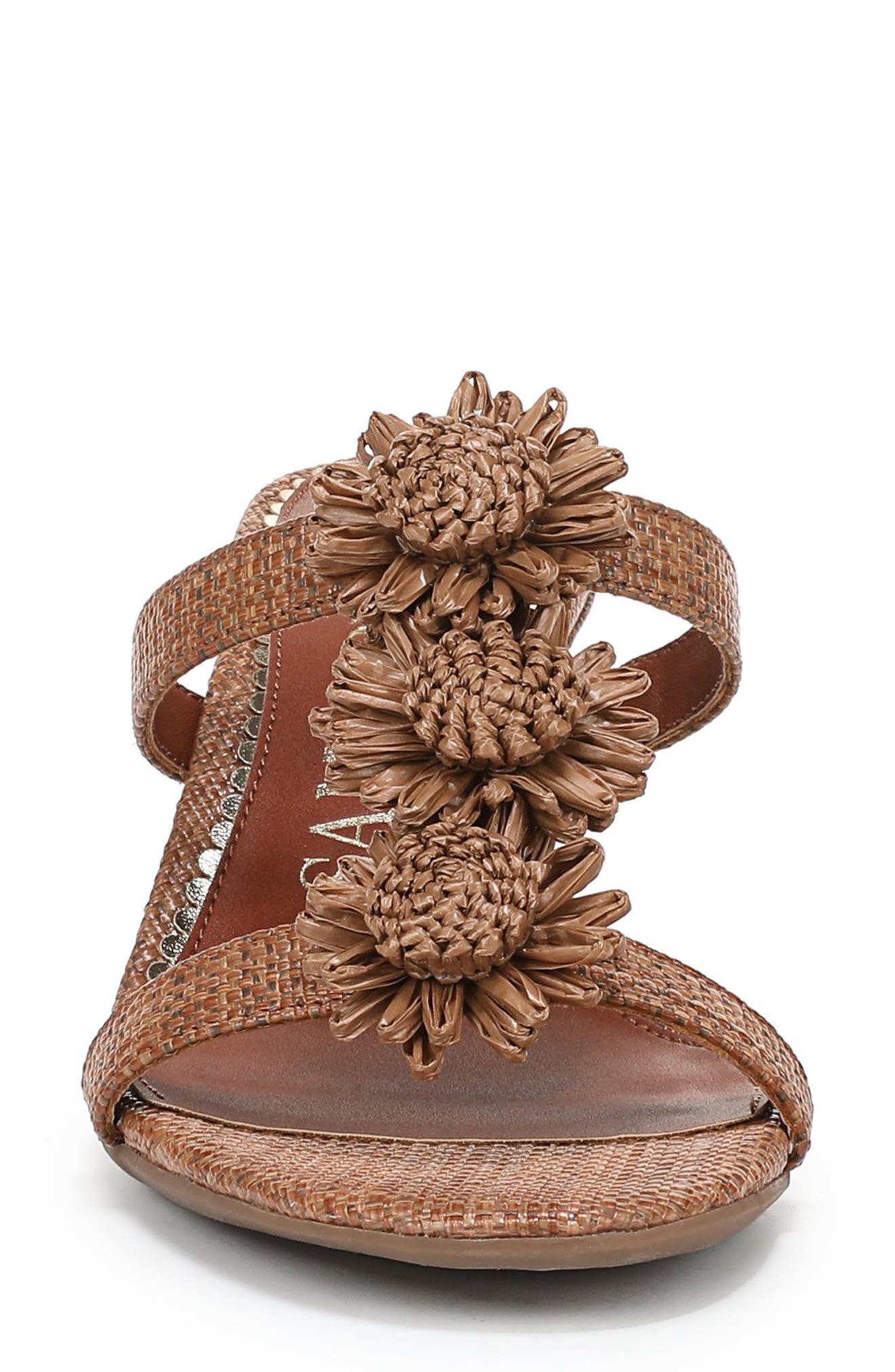 Joy Slide Sandal, Alternate, color, CUOIO