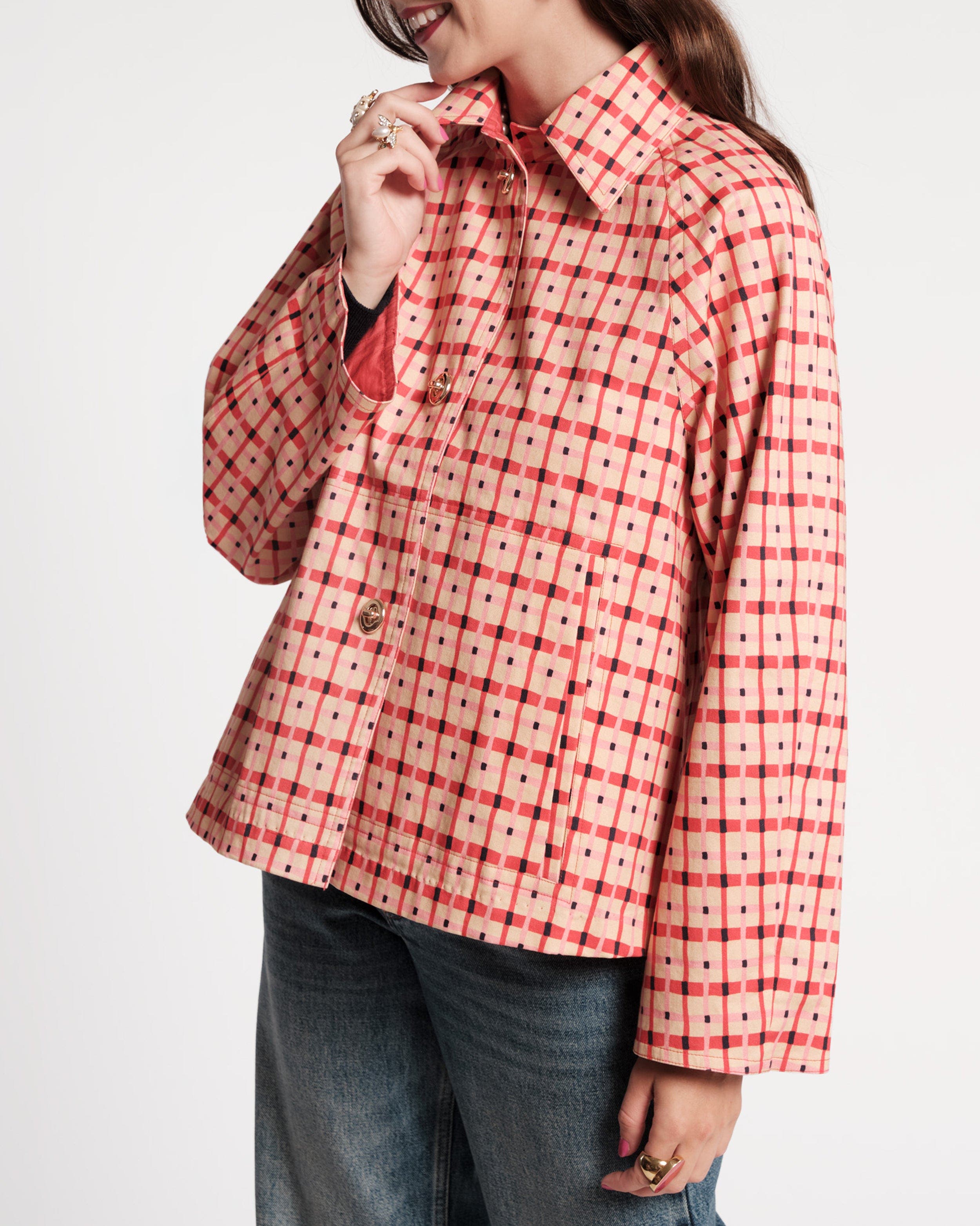 Frances Valentine Short Spiffy Trench Lollipop (Women) | Nordstrom