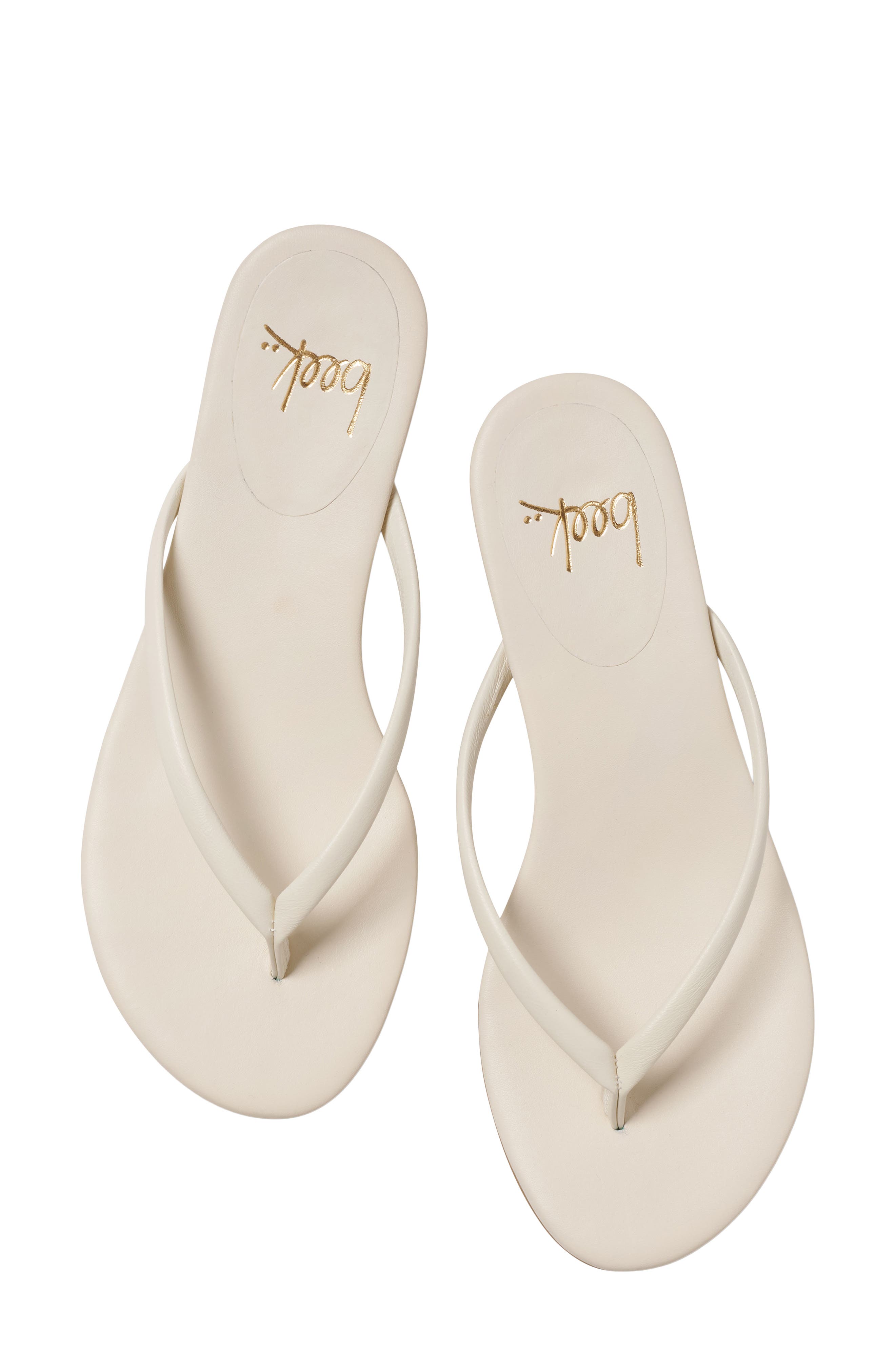 Beek Corella Kitten Heel Flip Flop, Alternate, color, Vanilla