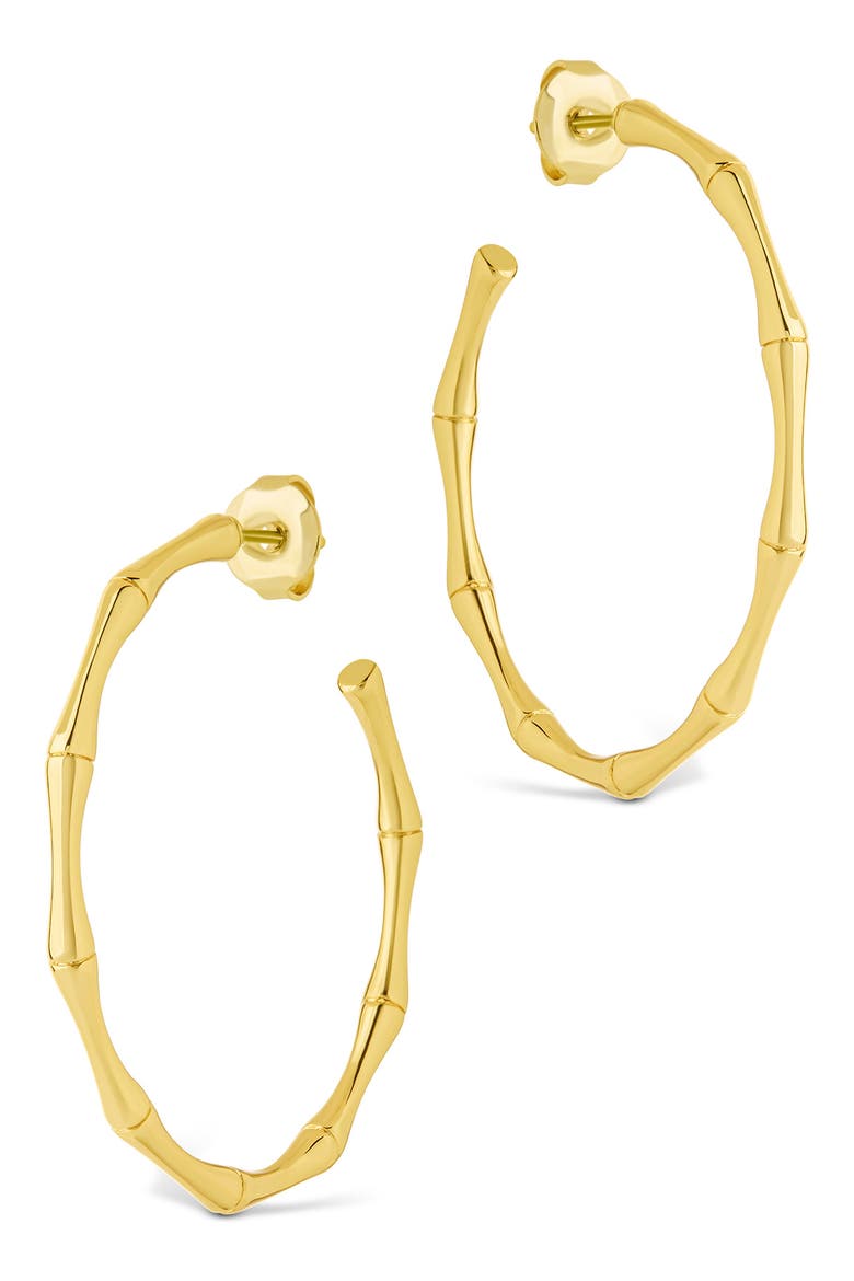 Delia Textured Hoop Earrings, Alternate, color, GOLD