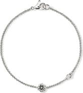 John Hardy B&F x JH Wildflower Station Bracelet, Sterling Silver, Lab Grown Diamond