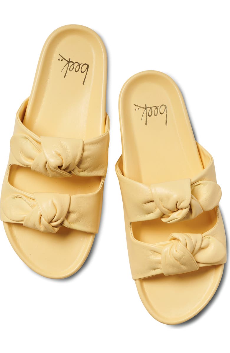 Beek Coquette Knot Slide Sandal, Alternate, color, Glow