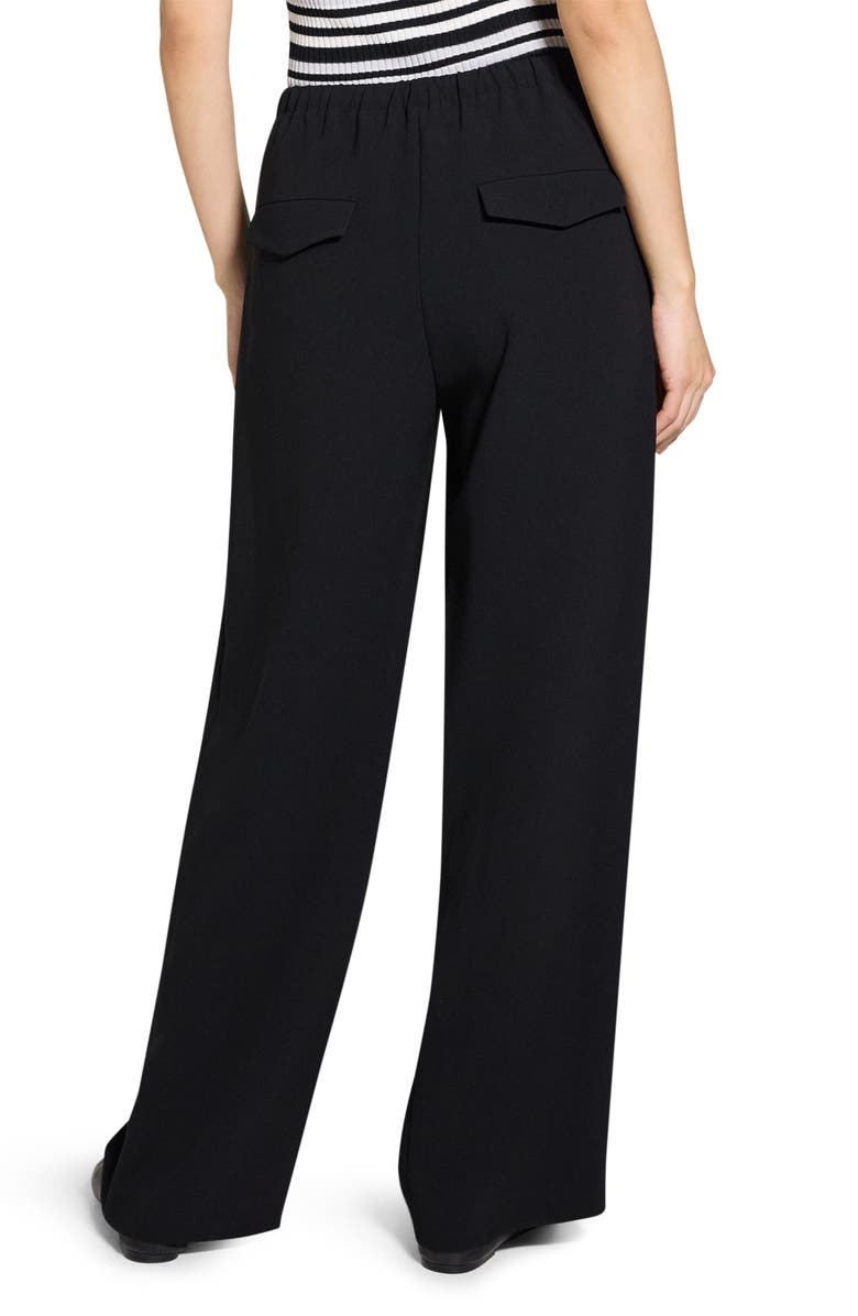 Theory Drawstring Pants, Alternate, color, Black