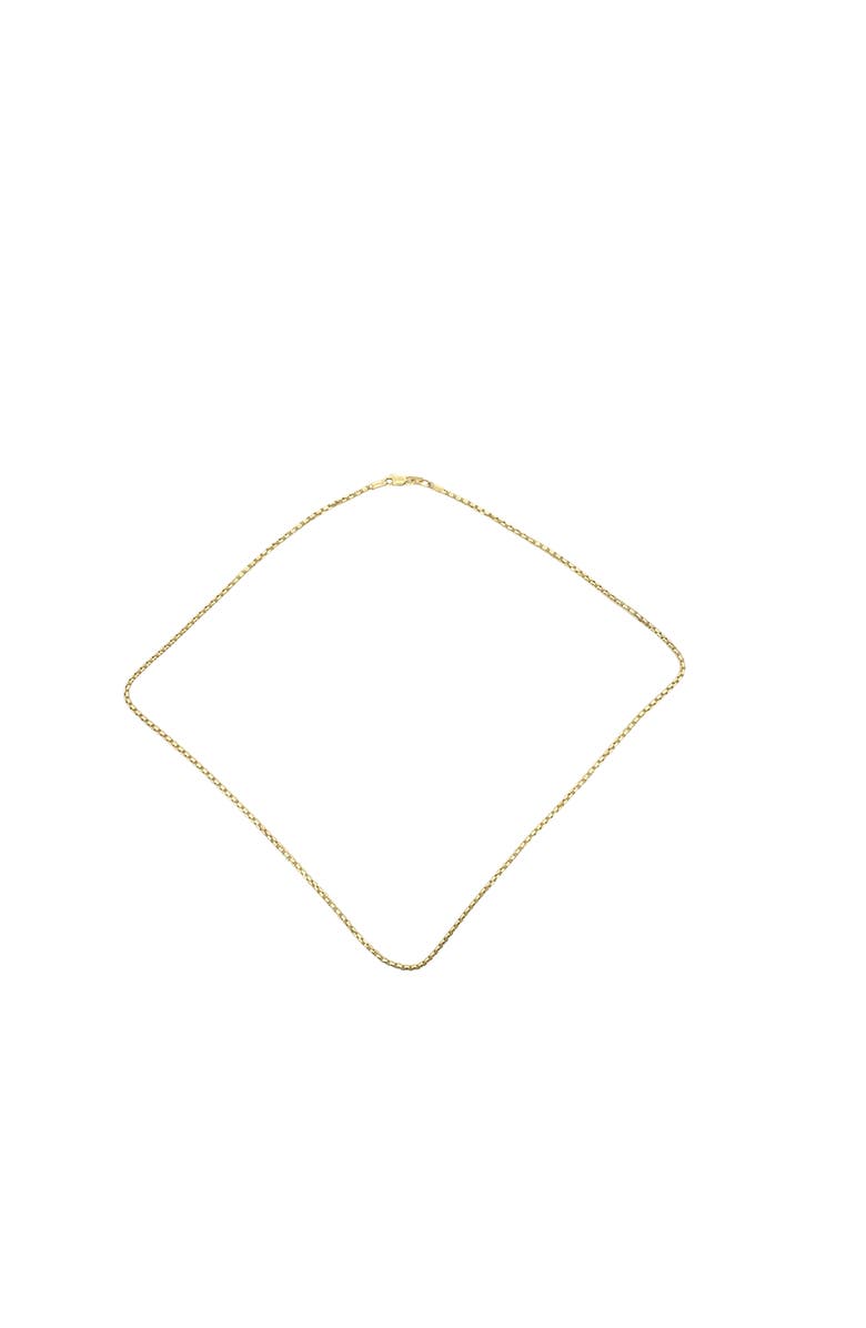 Ancona Jewelry 14K Box Link 2mm 20in 5g Chain Necklace, Alternate, color, Yellow Gold