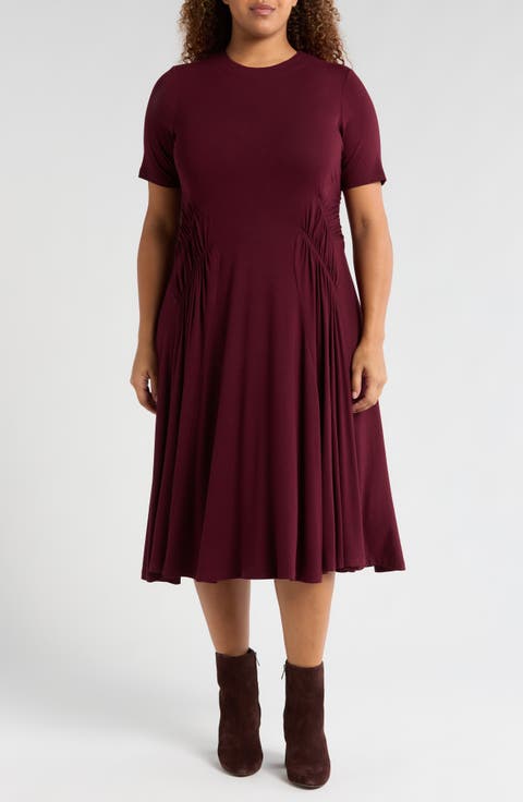 Devi Liquid Jersey Dress (Plus)