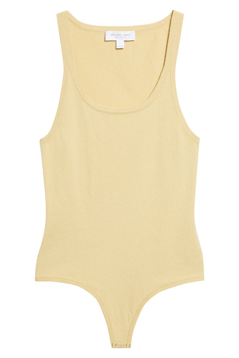 Cashmere Blend Tank Bodysuit, Alternate, color, PALOMINO