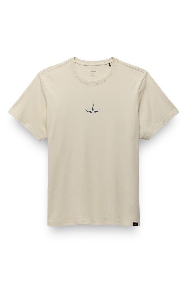 Heritage Logo Organic Cotton Graphic T-Shirt, Alternate, color, BEACH PEBBLE