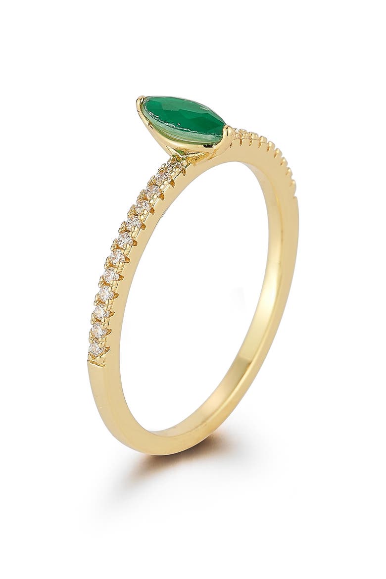 Marquise Stone Ring, Main, color, GOLD