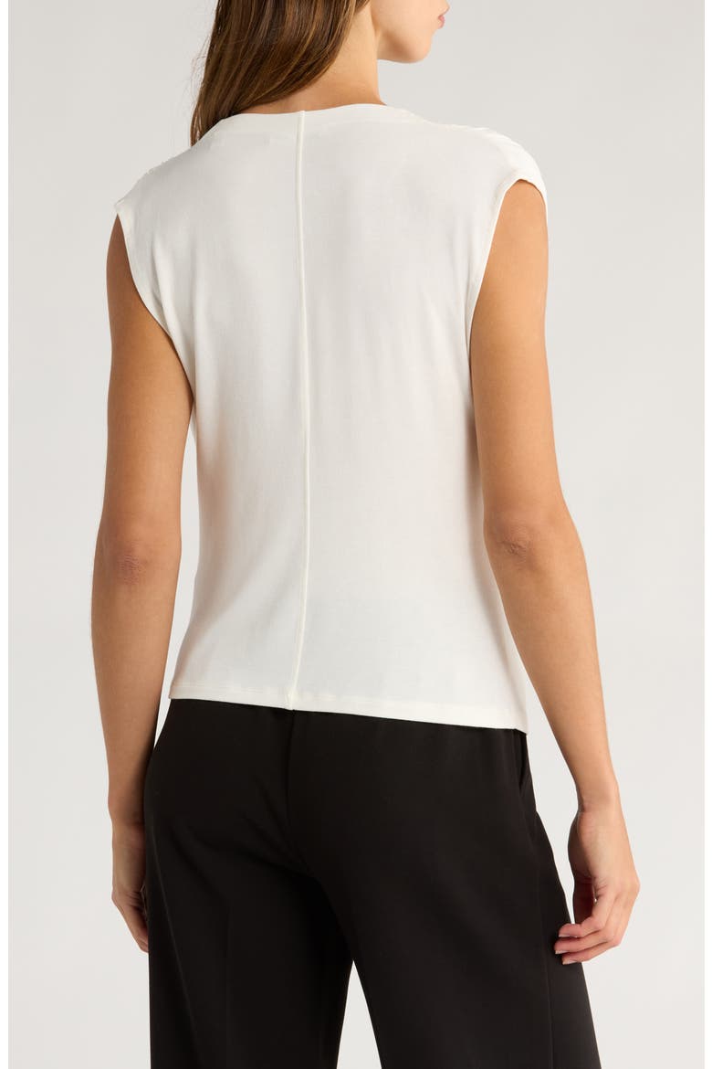 Cowl Neck Sleeveless Top, Alternate, color, GESSO