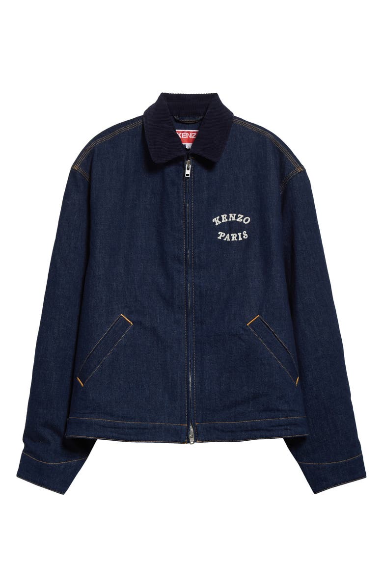 KENZO Verdy Market Padded Denim Workwear Jacket, Alternate, color, 