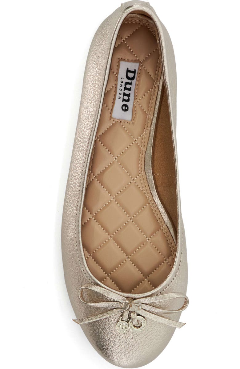 Dune London Hallow Flat, Alternate, color,