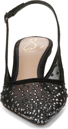 Bianka Slingback Mesh Pointed Toe Pump