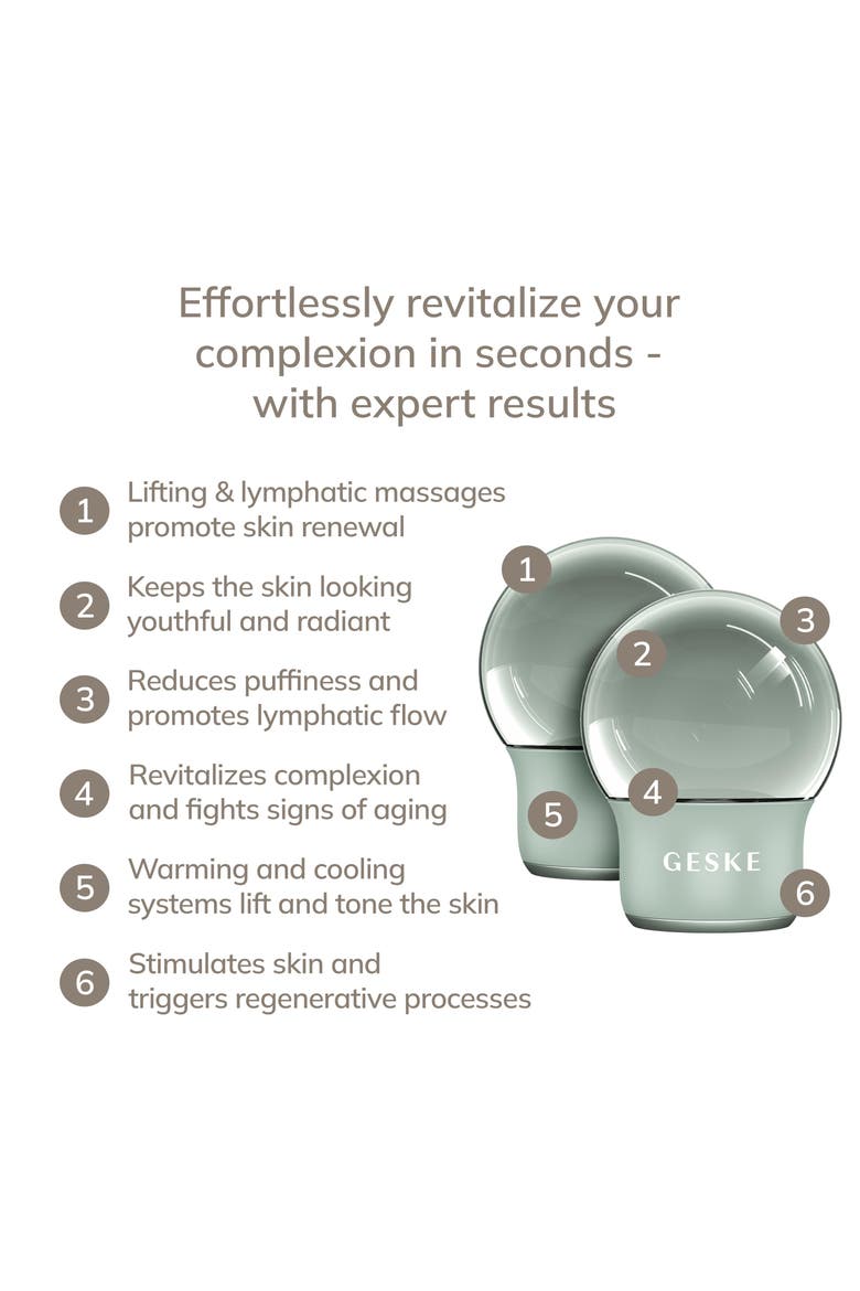 SmartAppGuided Cool & Warm Face & Body Massager | 7 in 1, Alternate, color, Green