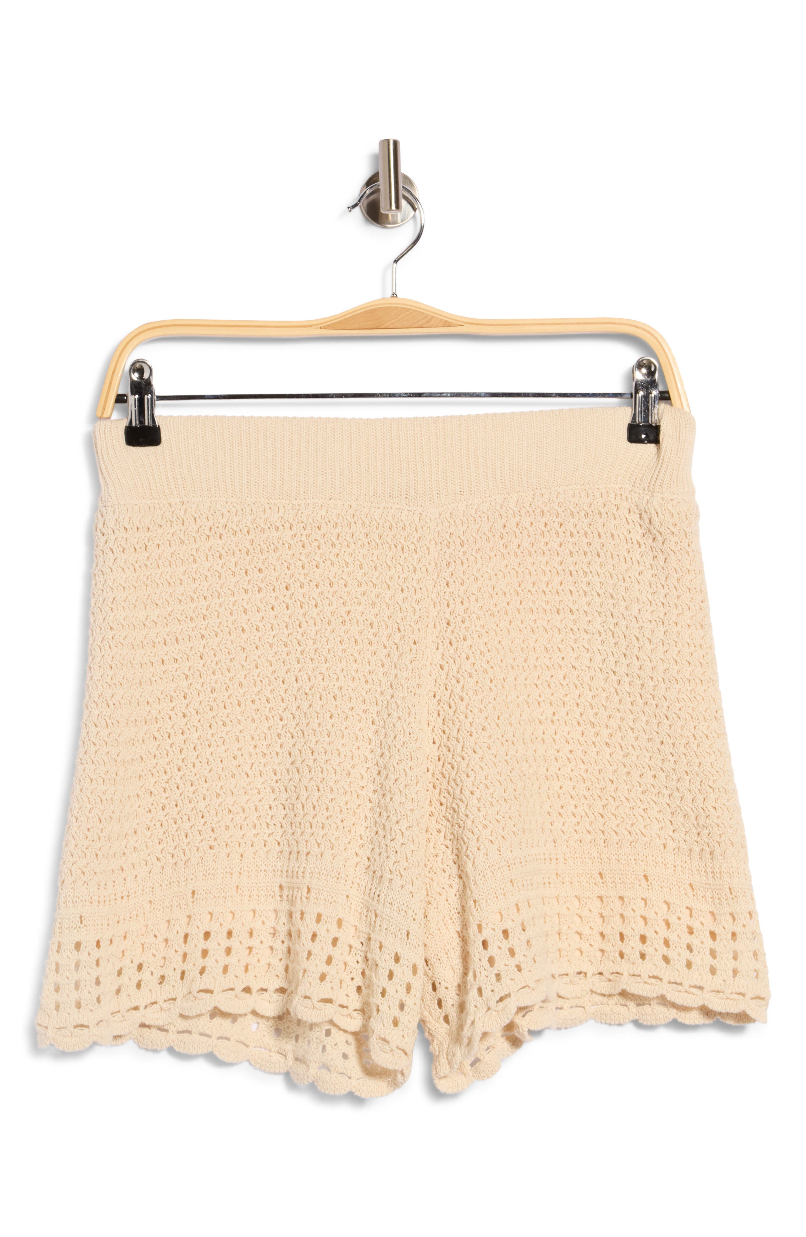 Khloe High Waist Pointelle Shorts