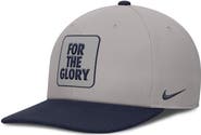 Nike Men's Nike Gray/Navy Penn State Nittany Lions 2025 Sideline Campus Pro Local Snapback Hat