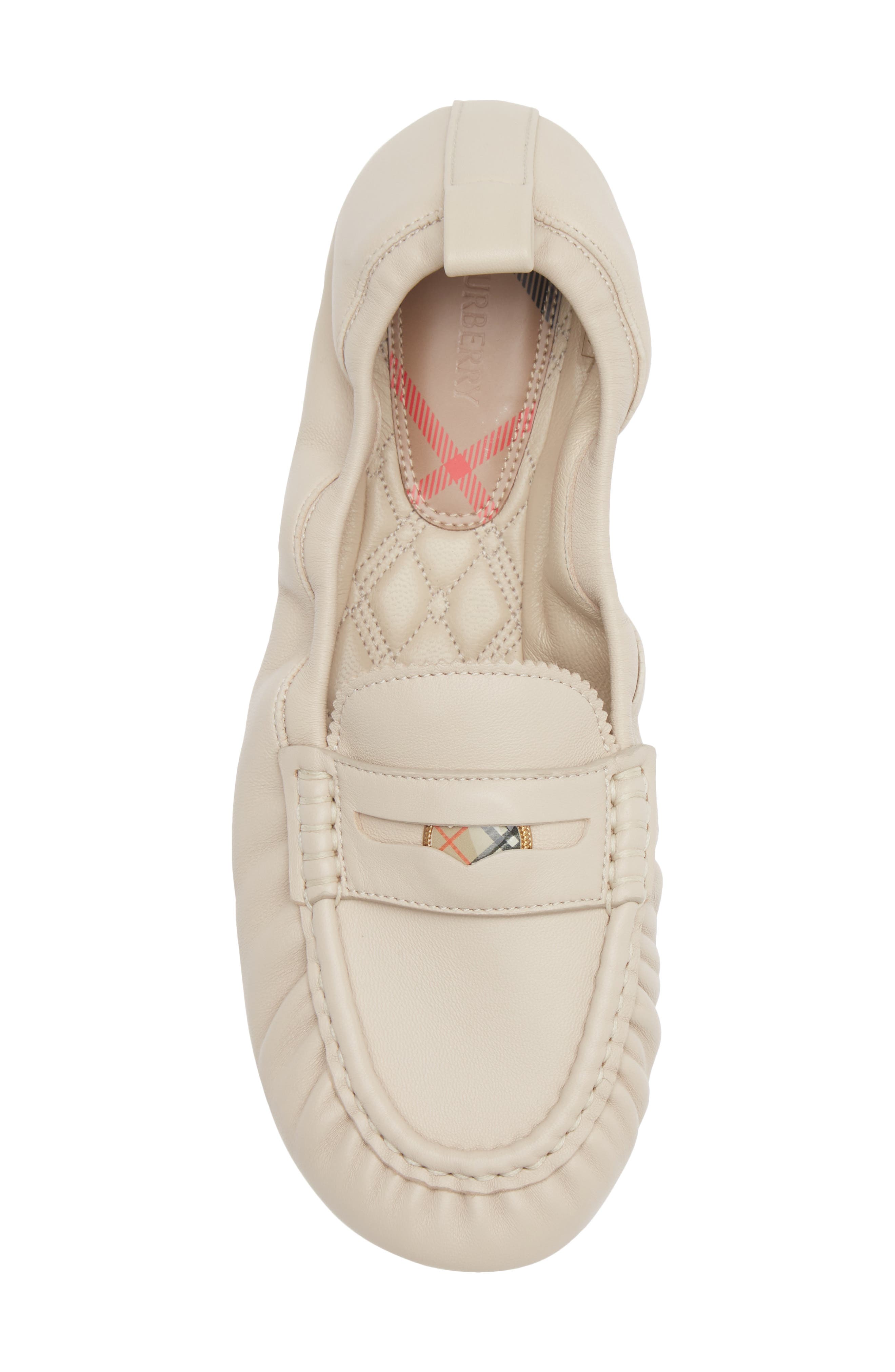 Burberry Fawn Ballet Flat, Alternate, color, Nutmeg