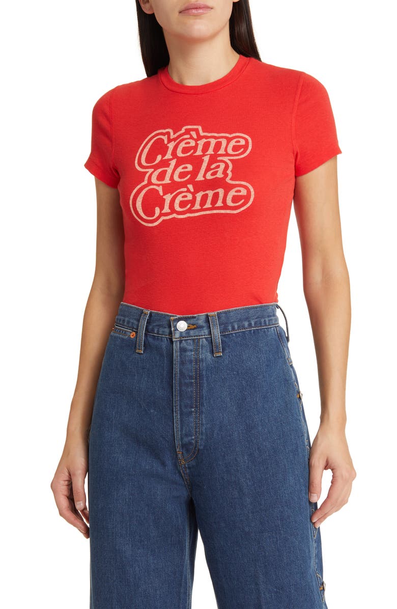 Re/Done Crème de la Crème '90s Graphic T-Shirt, Main, color, 