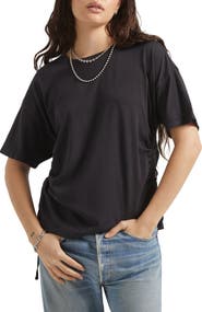 Brixton Carefree Organic Cotton Ruched T-Shirt