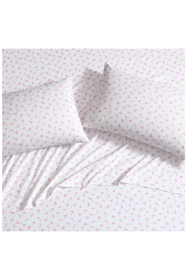 Busy Bee Microfiber Sheet Set, Alternate, color, LT-PASTEL PINK