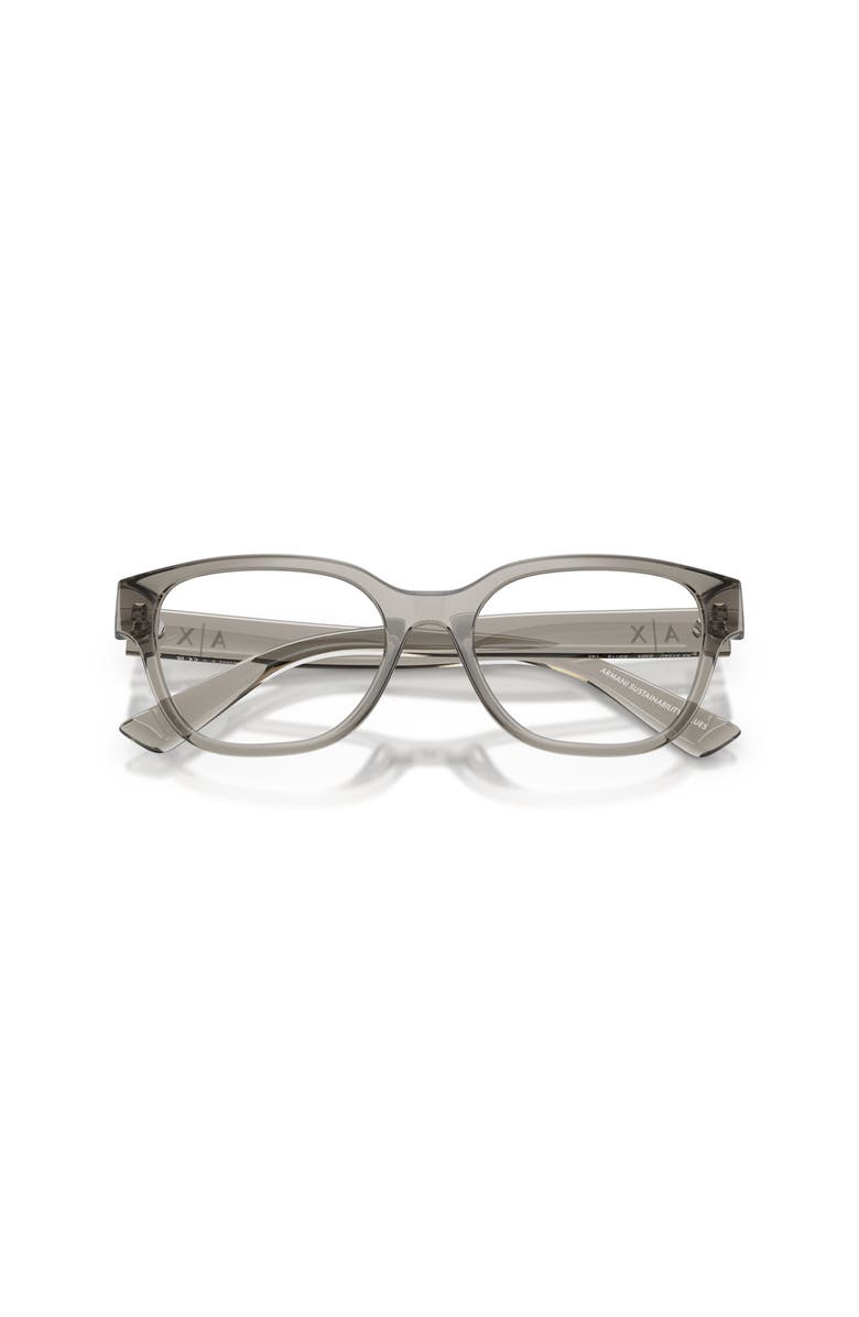 Armani Exchange 53mm Cat Eye optical glasses, Alternate, color, Grey