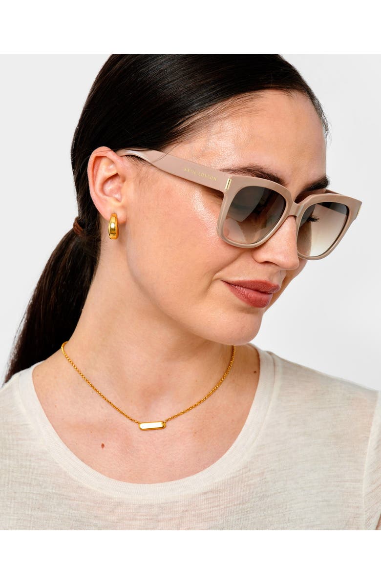 Katie Loxton Roma Sunglasses in Mink, Alternate, color, Mink