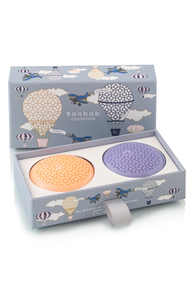 Baobab Collection Women & Gentlemen Soap Gift Set, Alternate, color, Pink/ Blue