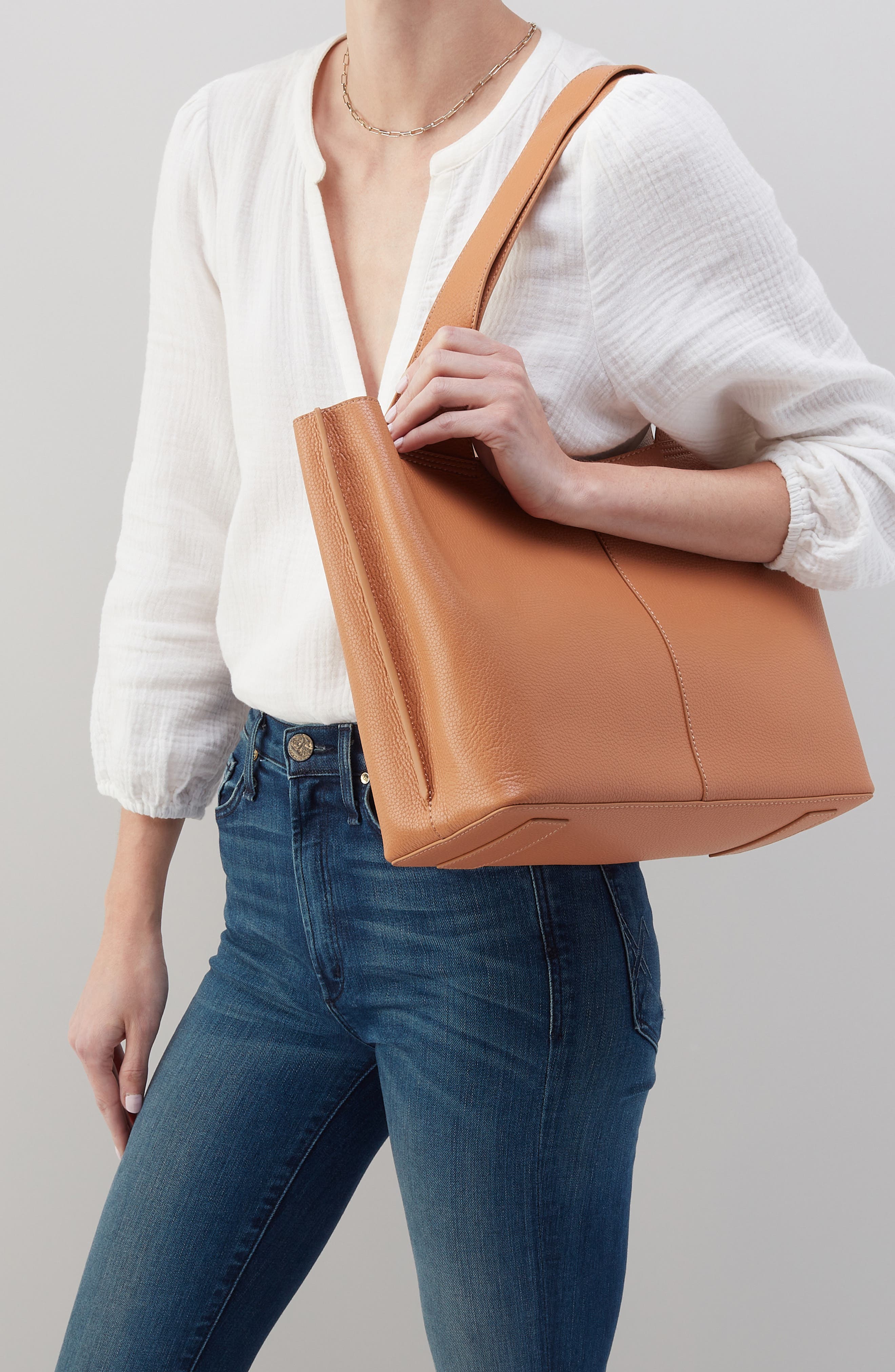 Vida Leather Tote, Alternate, color, BISCUIT COCONUT SHELL