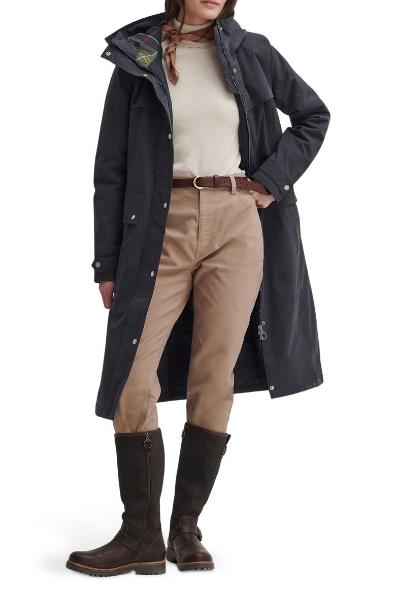Redway Waterproof Jacket, Main, color, DARK NAVY/ CLASSIC