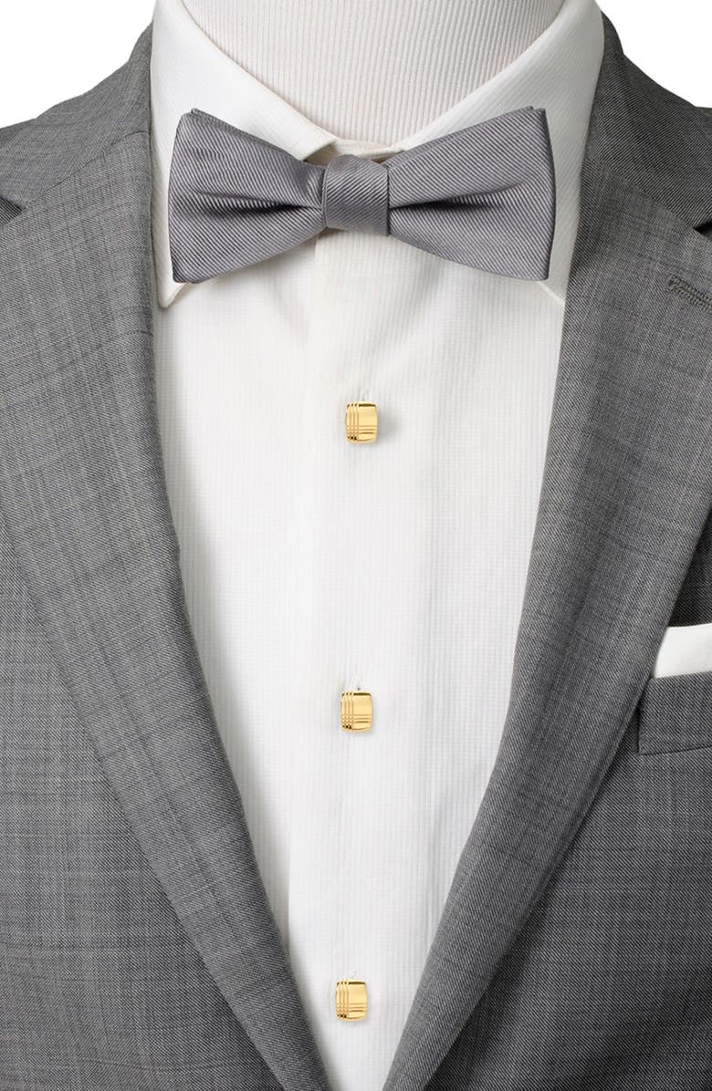 Cufflinks, Inc. Tartan Studs, Alternate, color, Gold