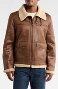 Levi's Faux Shearling Aviator Rancher Jacket