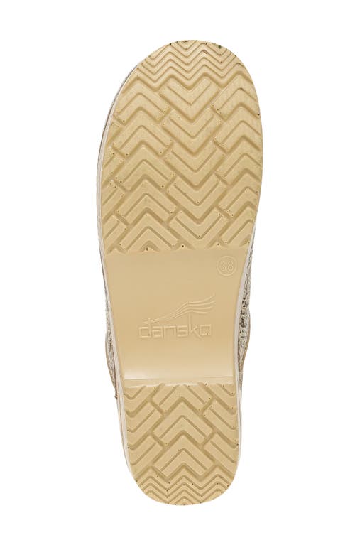Dansko Professional Clog In Gold