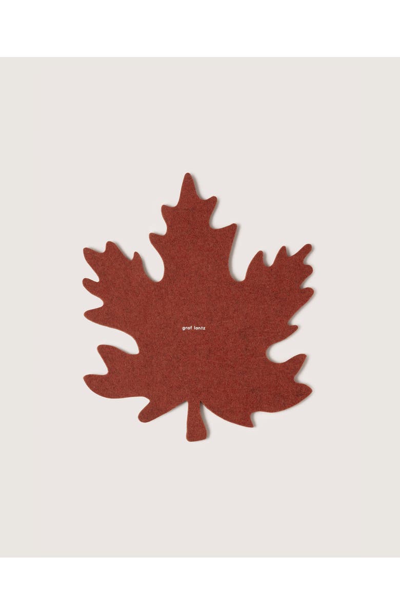 Graf Lantz Merino Wool Spooky Trivet, Main, color, Clay