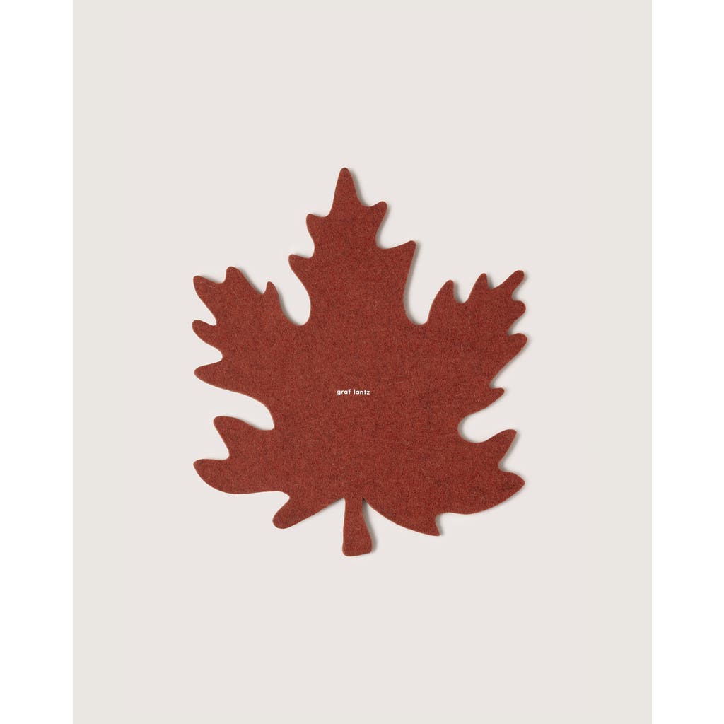 Graf & Lantz Graf Lantz Merino Wool Spooky Trivet In Brown