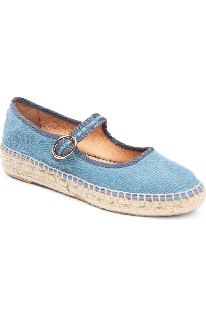 patricia green Colette Mary Jane Espadrille, Main, color, Denim