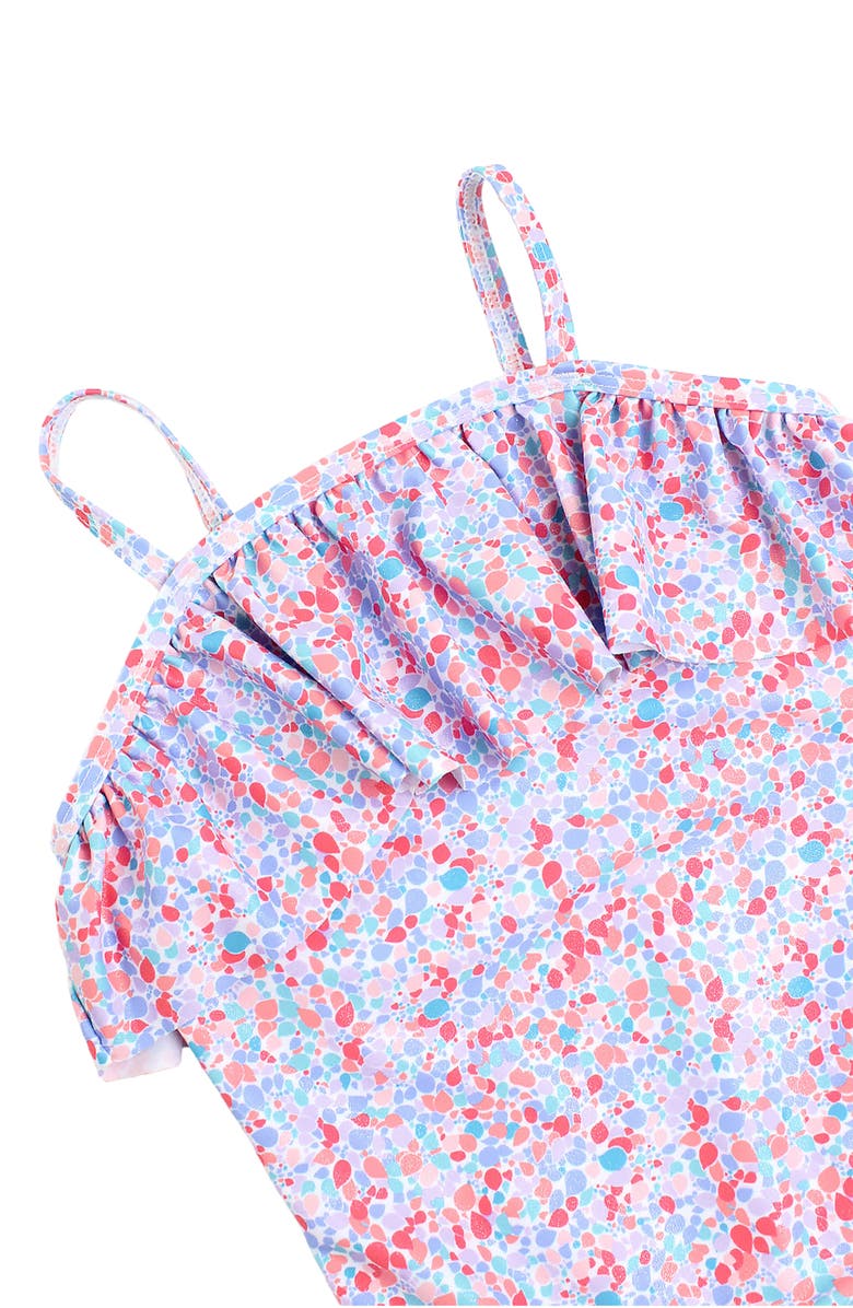 RuffleButts Kids' Sparkle Shimmer One-Piece Swimsuit, Alternate, color,