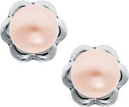Mignonette Sterling Silver & Cultured Pearl Earrings
