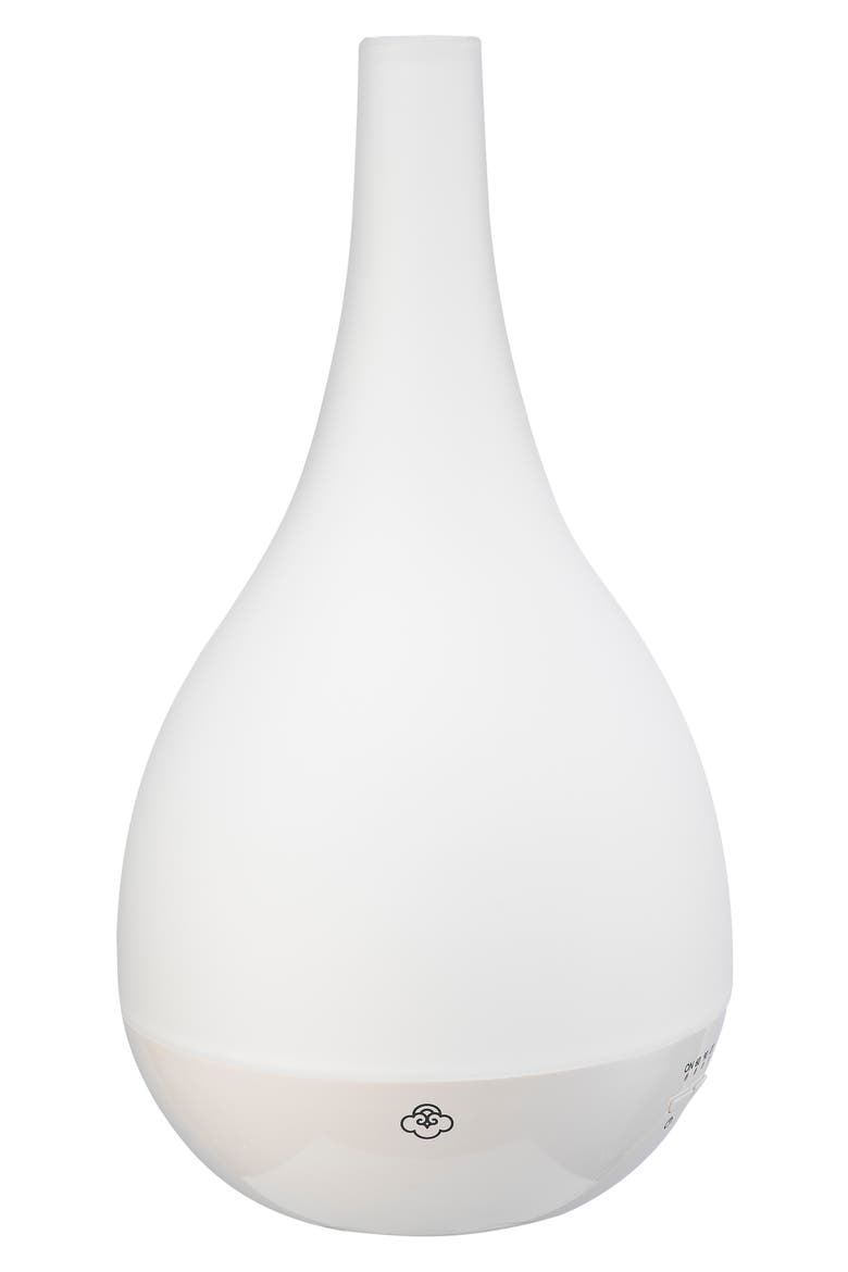 Comet Glass Ultrasonic Aroma Diffuser, Alternate, color, WHITE