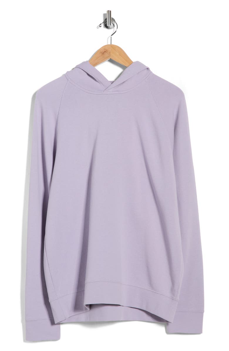 Vince Cotton French Terry Hoodie, Alternate, color, Pale Lavendar