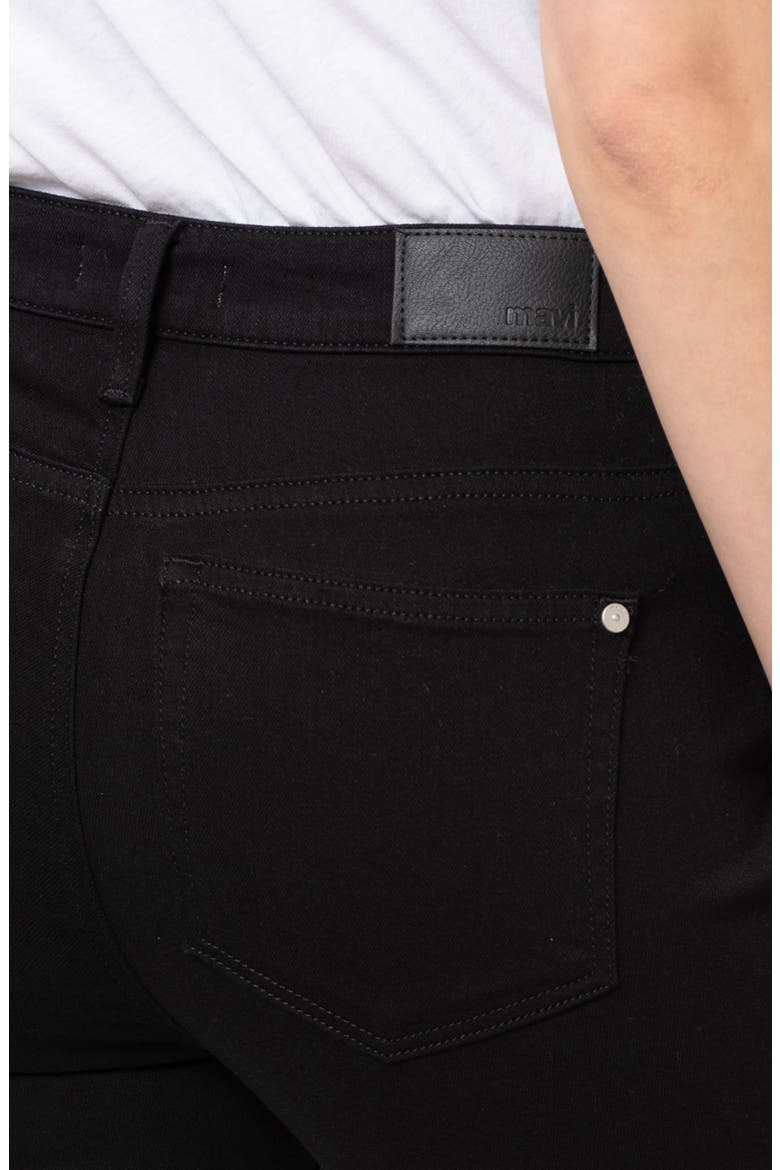 Kendra High Waist Straight Leg Jeans, Alternate, color, BLACK FEATHER BLUE