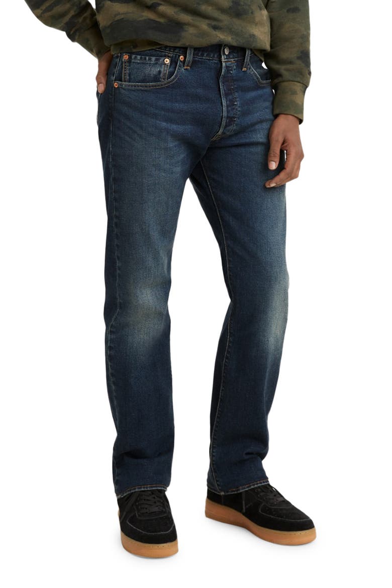 Levi's® 501® Original Straight Leg Jeans, Main, color, UNCANNY