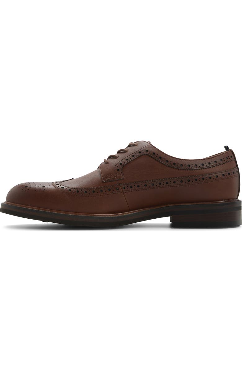 Brooks Brothers Brookfield Brogue Oxford, Alternate, color, Brown