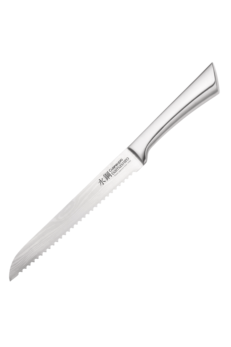 Damashiro® 8" Bread Knife, Main, color, Silver