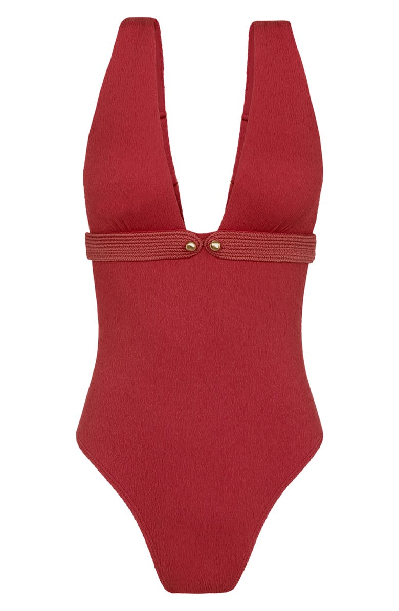 ViX Paula Hermanny Lian Amala One-Piece Swimsuit, Alternate, color, Red