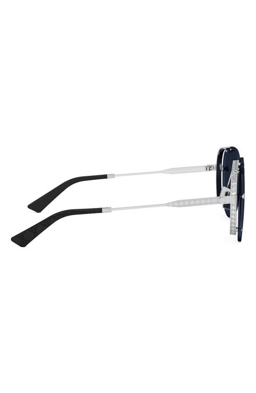 Dior Neo A1u 61 Pilot Sunglasses In Blue