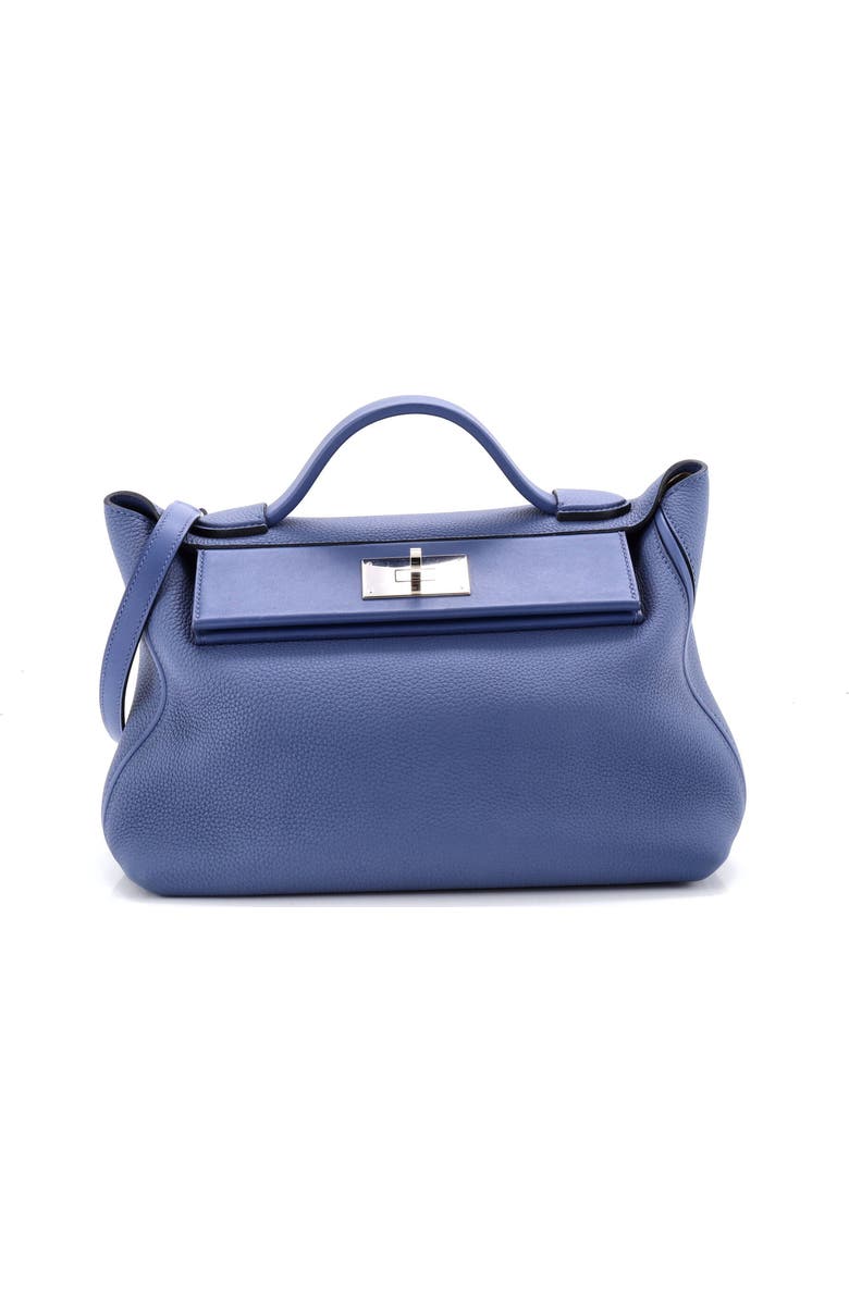 Pre-Owned Hermes 24/24 Bag Maurice with Swift 29, Main, color, Bleu Brighton